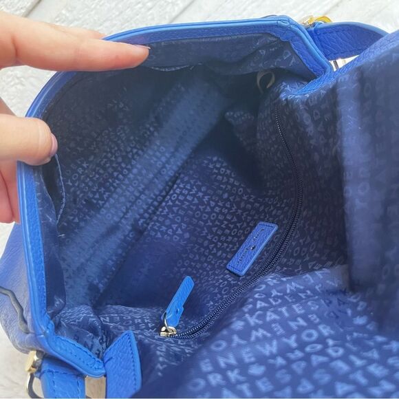 KATE SPADE Periwinkle Chester Street Miri Flap Satchel Tote Crossbody Leila - Picture 10 of 12